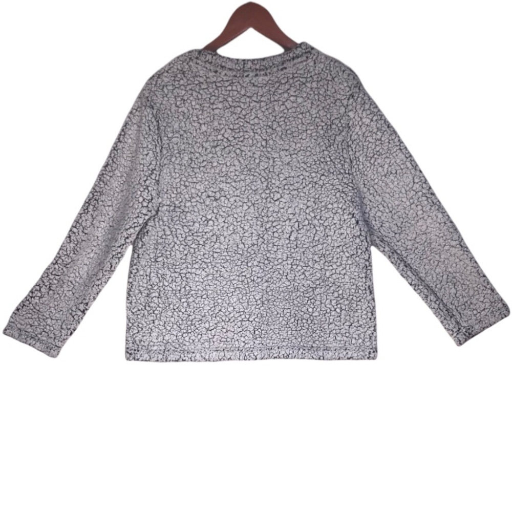 Disney The Night Before Christmas Gray Sherpa Fleece Jack Skellington Pajama Top - Picture 4 of 9